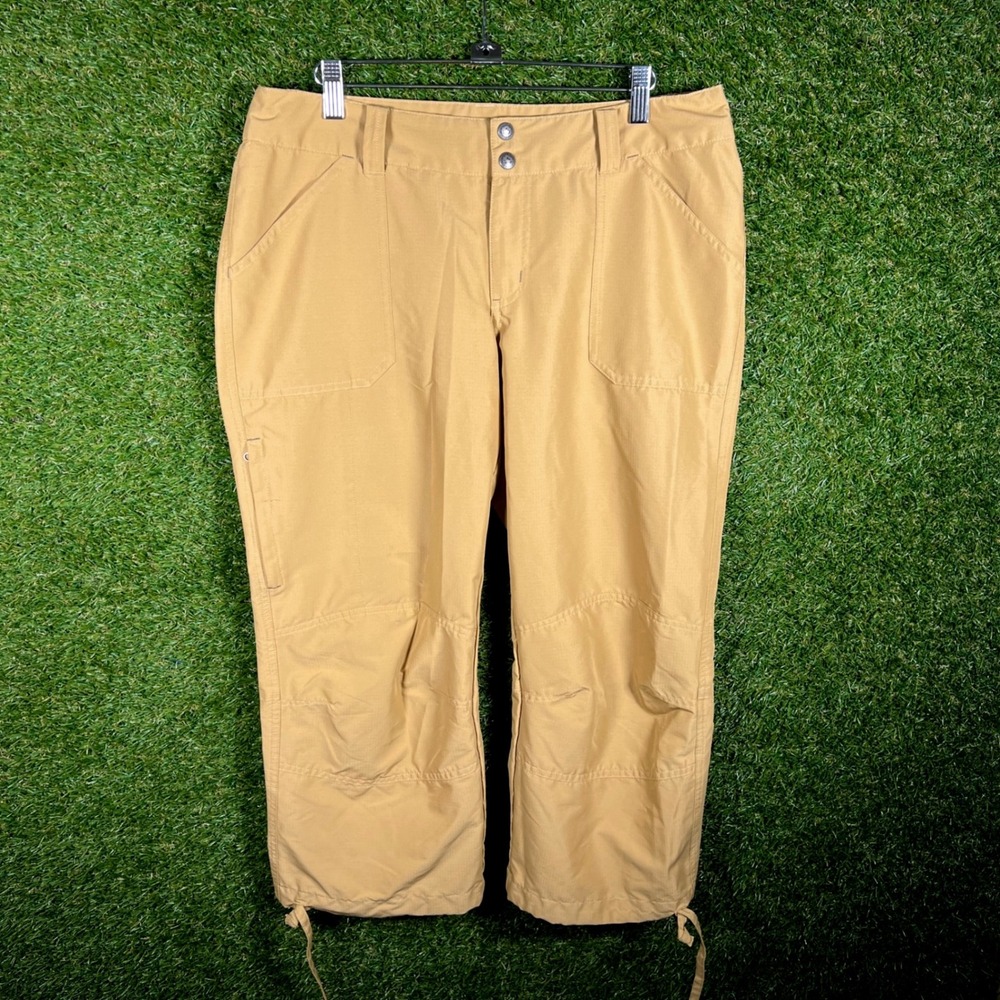 Patagonia Womens Quandary Capris Tan Beige‎ Hiking Outdoor Pants Size 10